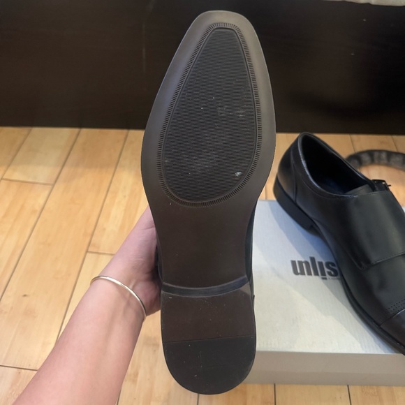 *NWT* Mens Black Business Buckle Shoes - Size 11 main image 4
